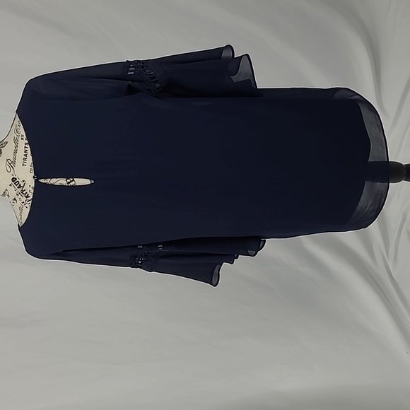 {A. Byer} Navy Dress wedding guest, formal, casual, night out - Picture 3 of 7